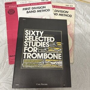 Sixty Selected Studies for Trombone, Carl Fischer, Two First Division Band Books